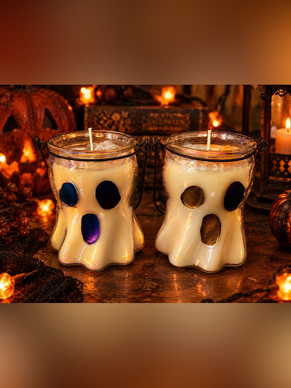 👻 Warm Spiced Apple Pie Ghost 12oz Jar